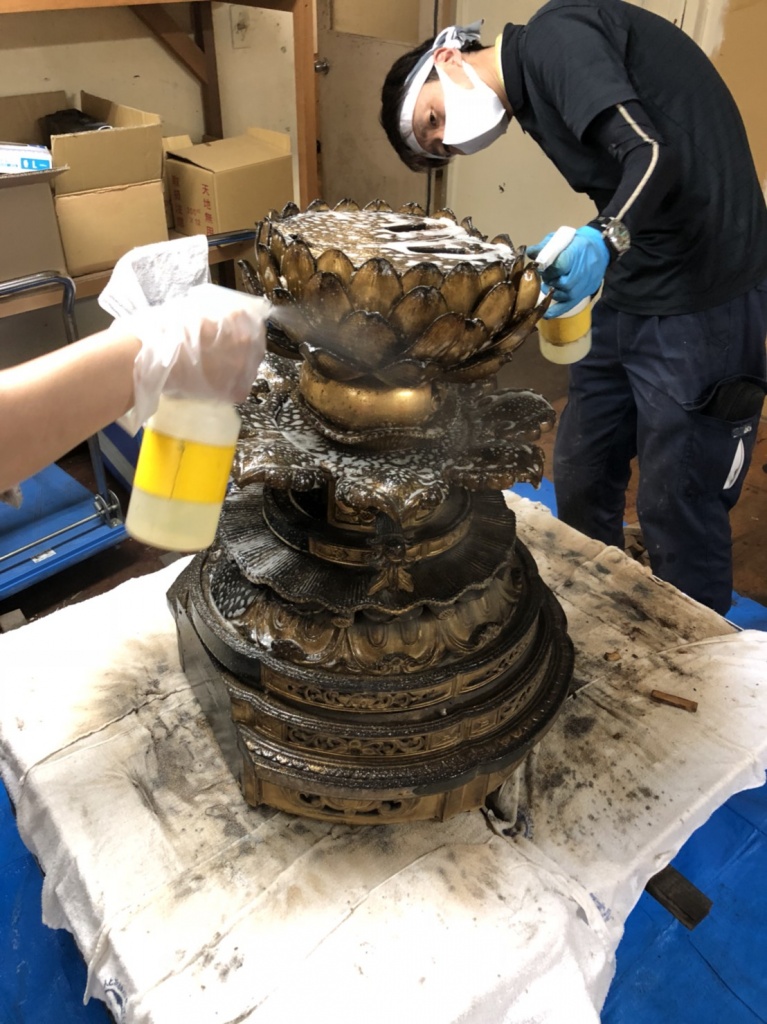 寺院仏具 仏像のクリーニング