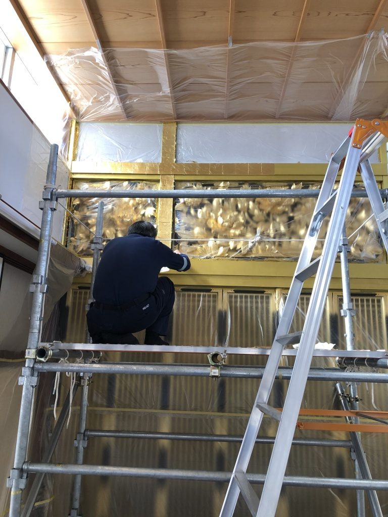 寺院仏具欄間クリーニング